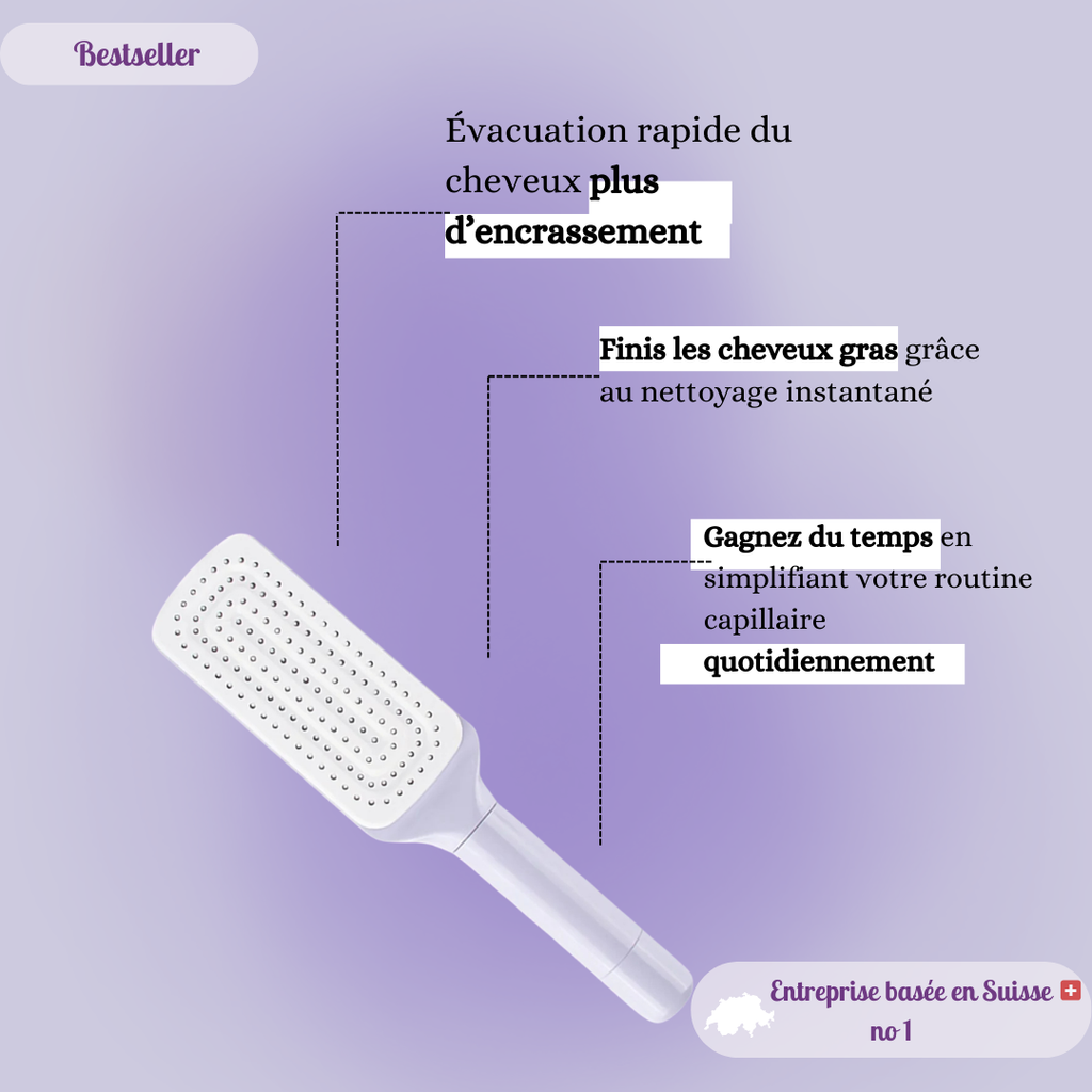 Brosse auto nettoyante bloombrush